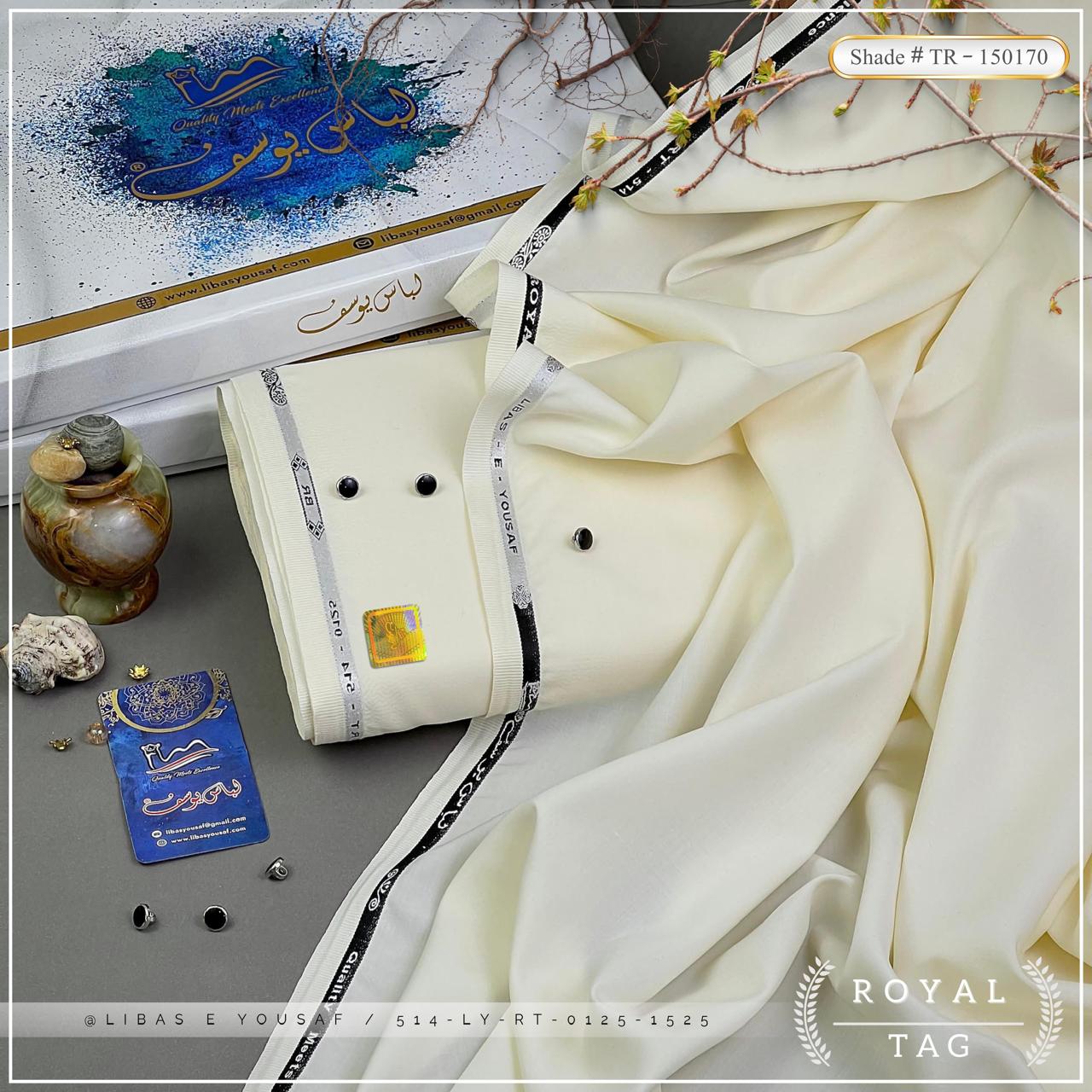 Libas-E-Yousaf ®️ Premium Unstitched Summer Season Wash'n Wear Fabric
