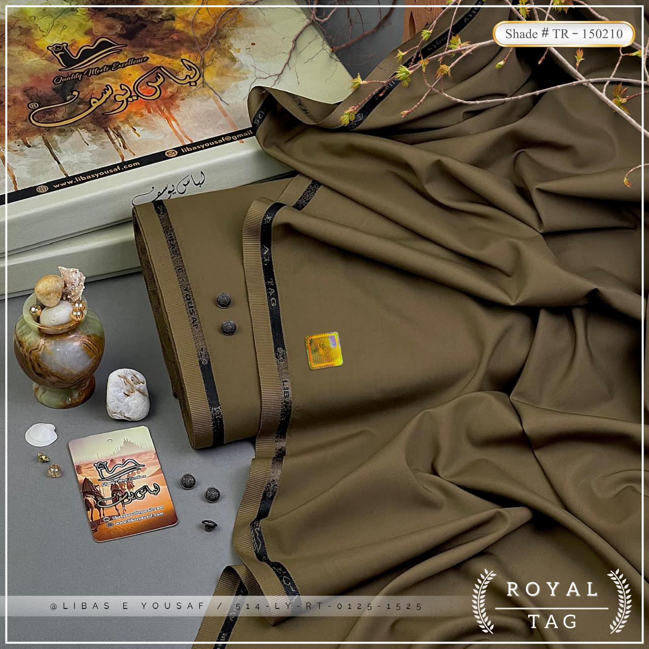 Libas-E-Yousaf ®️ Premium Unstitched Summer Season Wash'n Wear Fabric