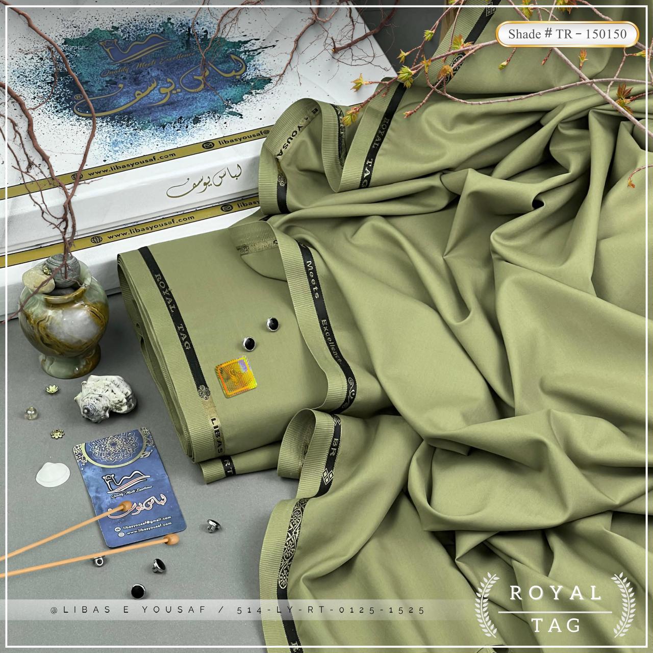 Libas-E-Yousaf ®️ Premium Unstitched Summer Season Wash'n Wear Fabric